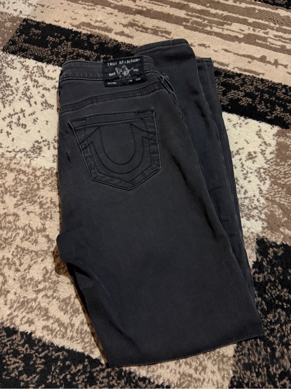 True Religion Women’s 2010 Y2K Black Skinny Jeans